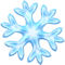Snowflake emoji on Apple